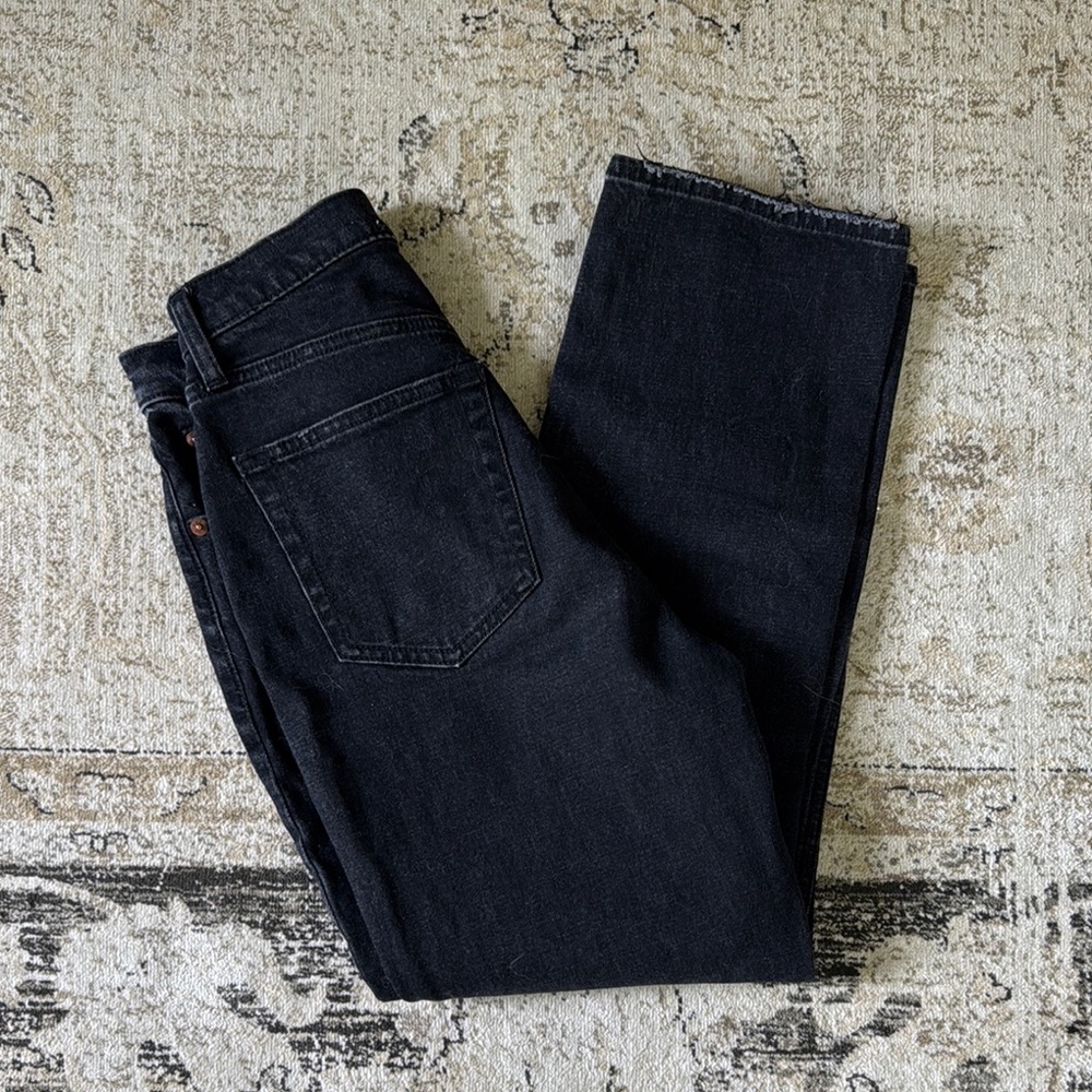 Abercrombie & Fitch Women's Black Straight Leg Jeans